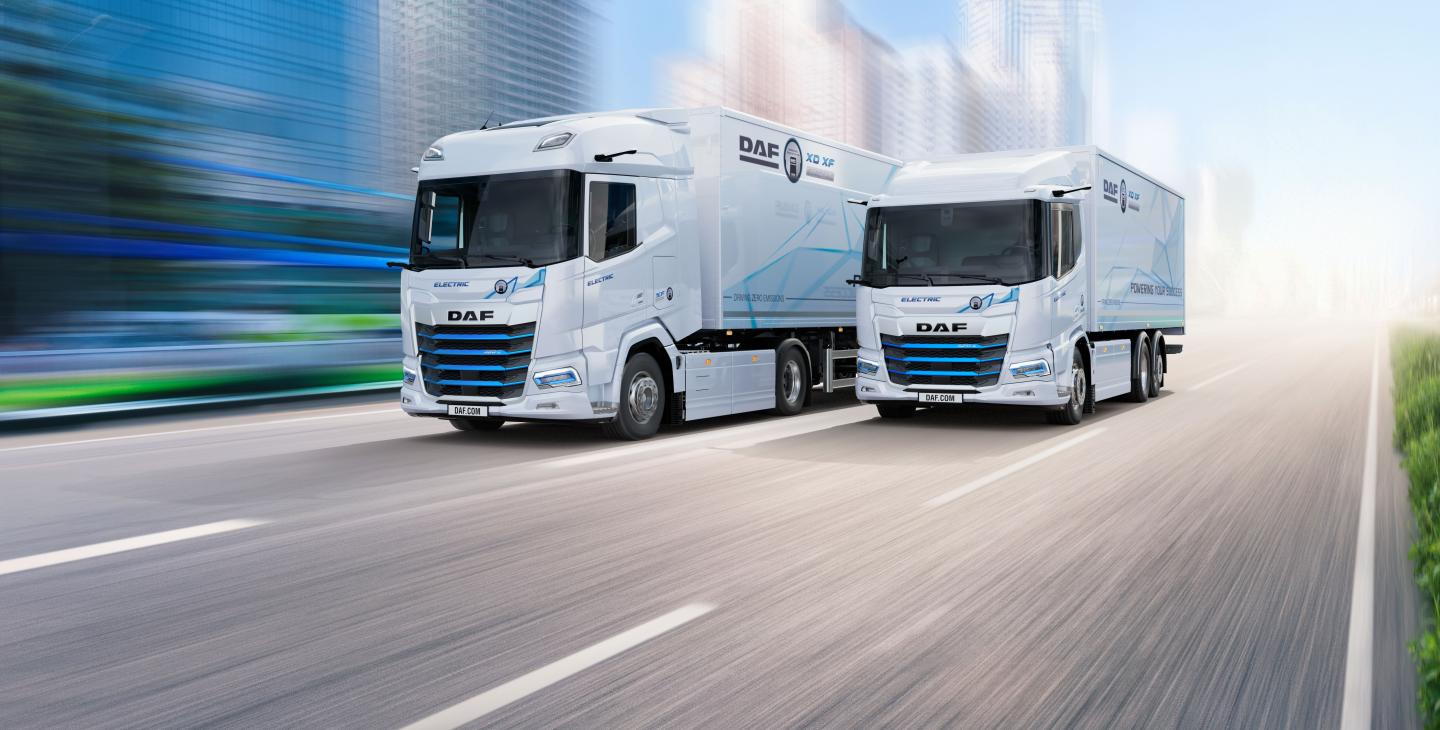 DAF XD en DAF XF Electric