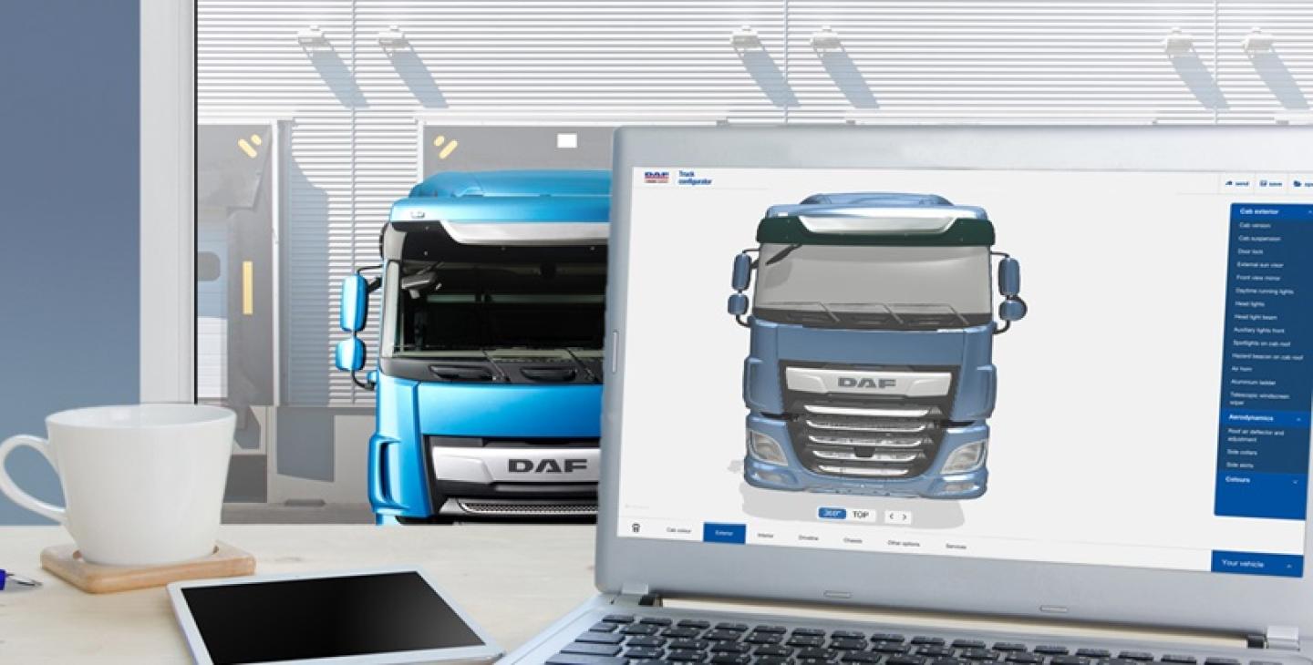 DAF truck configurator