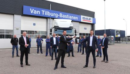 Uitreiking International DAF Silver Award  