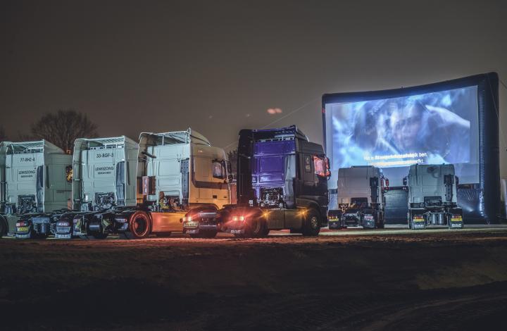 Truck drive-in